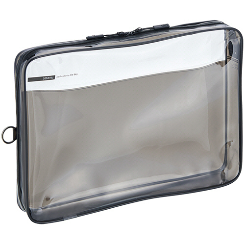 soeru ｸﾘﾔｰﾎﾞｯｸｽｹｰｽ A4 ｽﾓｰｸﾌﾞﾗｯｸ 1ｾｯﾄ(6個)画像