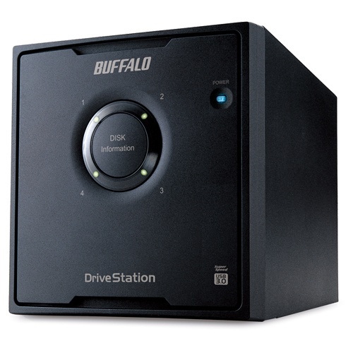ドライブステーション　RAID5対応　外付けHDD　USB3.0用　4ドライブ　8TB　1台