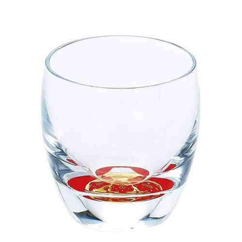 冷酒グラス 富士見松竹梅 100ml 盃 ガラス コップ 梅柄画像