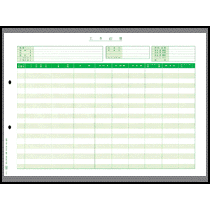 単票工事台帳 B4ﾖｺ 1箱(1000枚)画像