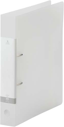 Ｄリング２穴ファイル　乳白Ａ４縦背幅４６ｍｍ１０冊画像