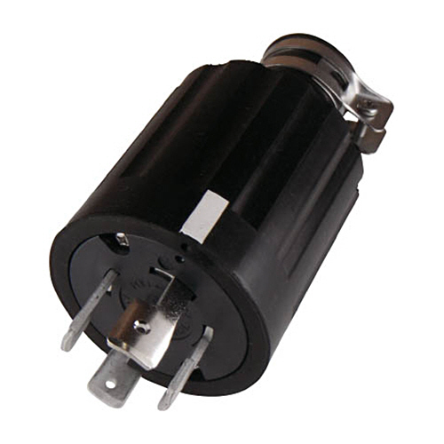 引掛形 ｺﾞﾑﾌﾟﾗｸﾞ 接地3P60A250V 1個画像