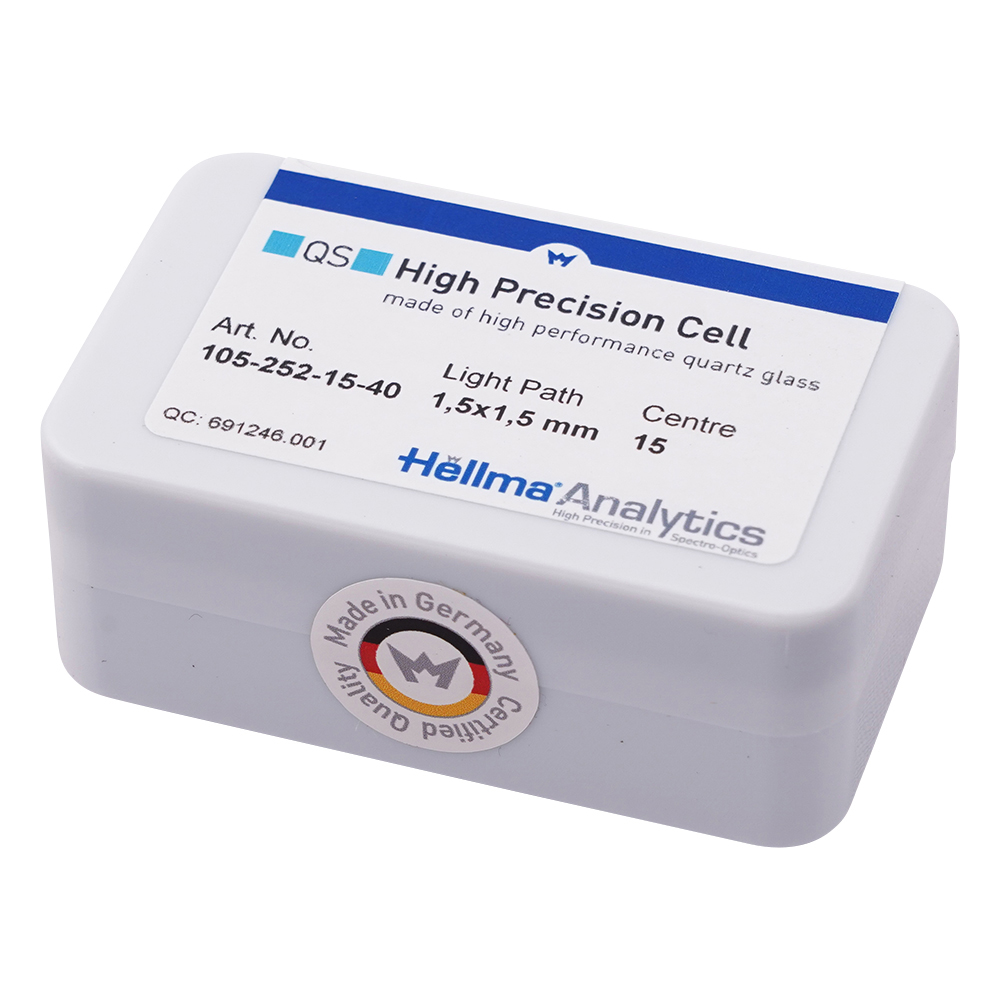 ヘルマ（R）石英セル　蛍光用ウルトラマイクロ画像