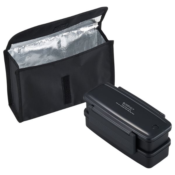 弁当容器 ブリスフリー ランチボックス二段保冷ケース付 BLW-12HE画像