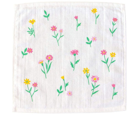 Ag+ イヤなニオイのしない かわいいふきん 30×30cm 野の花
