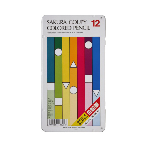 ク－ピ－色鉛筆１２色（スタンダ－ド）Ｘ３画像