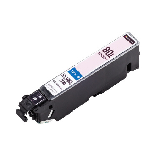 互換インク　ＩＣＬＭ８０Ｌ対応　ライトマゼンタ画像