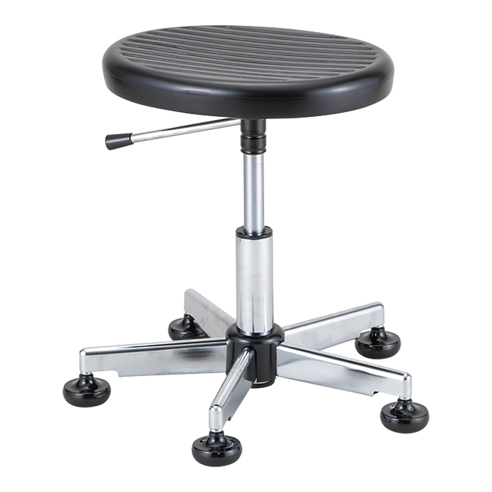 クリーンルーム用チェアー（固定脚タイプ）背無し リング無し画像