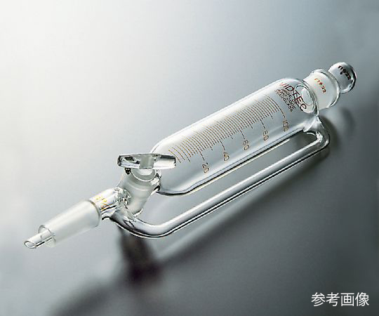 平衡形分液ロート（目盛付）　50mL　普通摺合画像