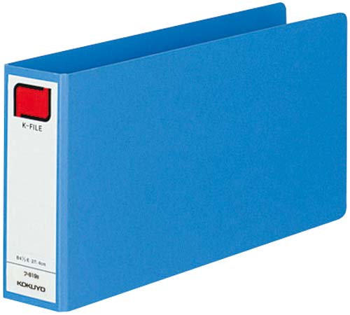 統一伝票用Ｋファイル４０ｍｍとじ　青　２０冊