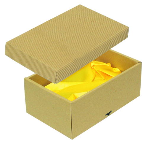 片段ギフトボックス リボン付き・布付き（200×120×高85mm）画像