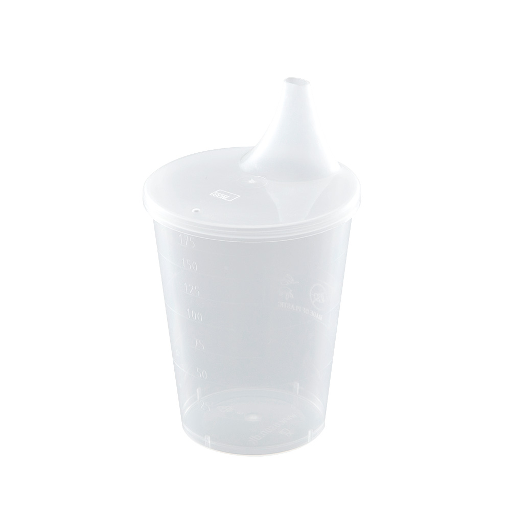 目盛コップ 蓋+ストロー口付き 50セット入画像