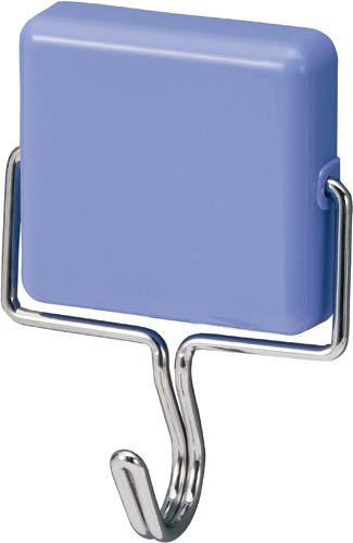 強力マグネットフック　５ｋｇ　１８０度　青　５個入画像