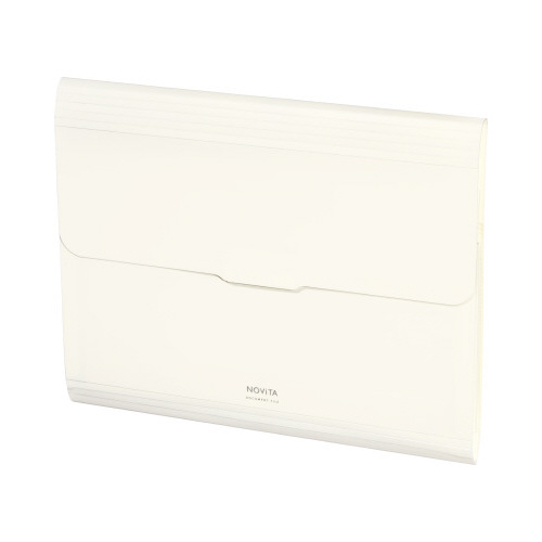 書類ファイルノビータＡ４１２Ｐ　ホワイト×１０画像