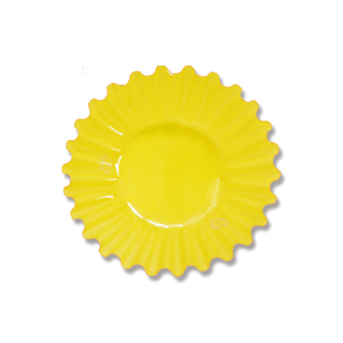 ナニワ紙工 フィルムケース PETカップケース 5F パステルイエロー 1本(500枚入)画像