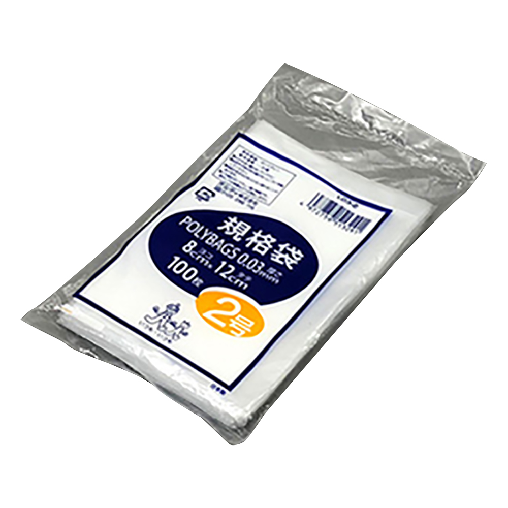 ポリバック規格袋（0.03mm）　80×120mm　100枚画像