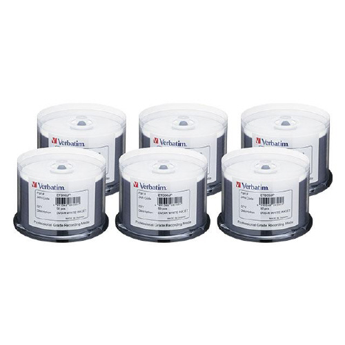 ＥＴＤ５０ＪＰ　ＤＶＤ－Ｒマット白ワイド　３００枚画像