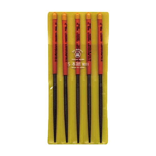 組ﾔｽﾘ 5本組(215mm) 丸 細目 1ﾊﾟｯｸ(5本)画像