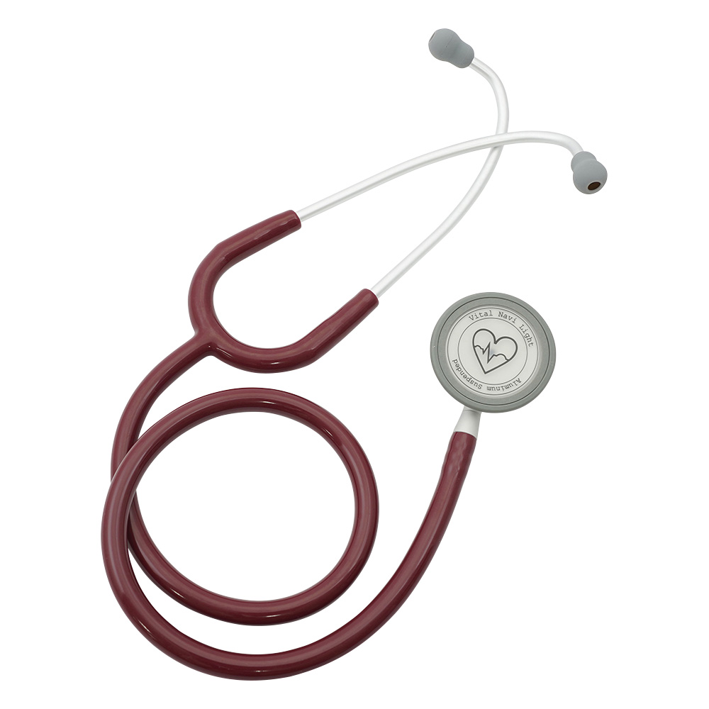 バイタルナビ聴診器　ライト　サスペンデッド　バーガンディ画像