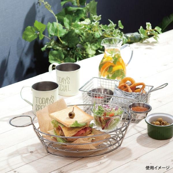 洋食卓上用品 03115004 バスケット 小判形 トーダイ画像