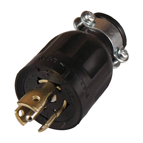 引掛形 ｺﾞﾑﾌﾟﾗｸﾞ 接地3P15A250V 1個画像