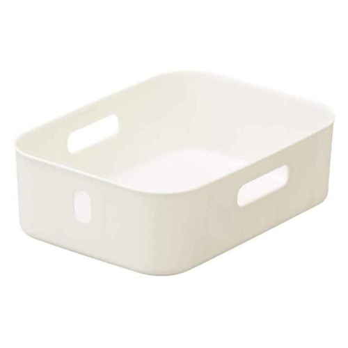 収納ケース ナチュラ インボックス ソフト SS ホワイト画像