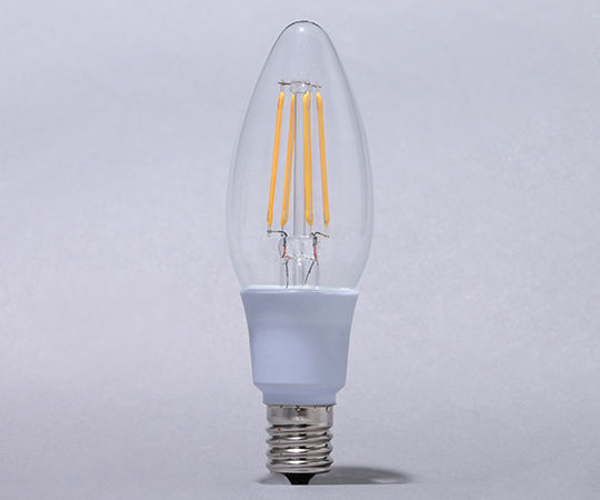 LEDフィラメント電球 E17 40形相当 電球色 調光
