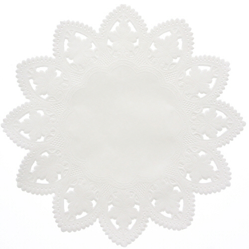 SWAN ﾚｰｽﾍﾟｰﾊﾟｰ 丸型 9号 1ｾｯﾄ(500枚:100枚×5ﾊﾟｯｸ)画像