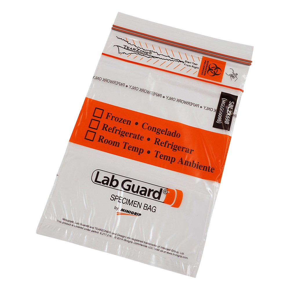 検体輸送バッグ　152×229mm　500枚/箱×2箱入画像