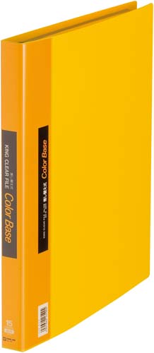 カラーベース差替式黄Ａ４縦背幅２５ｍｍ３０穴３冊画像