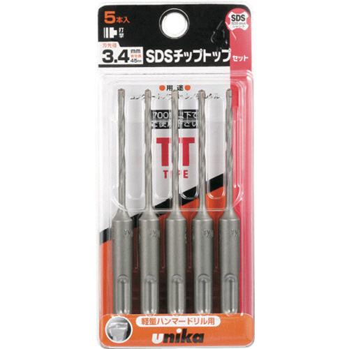 ﾁｯﾌﾟﾄｯﾌﾟﾄﾞﾘﾙｾｯﾄ 4.3mm 1ﾊﾟｯｸ(3本)画像