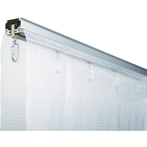 D40隙間ｼｰﾄｶｰﾌﾞﾚｰﾙ800×800×500Rｱﾙﾐ 1本画像