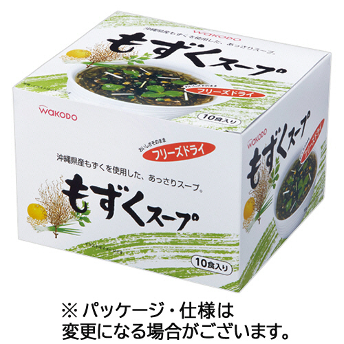 WAKODO もずくｽｰﾌﾟ 3.6g 1箱(10食)画像