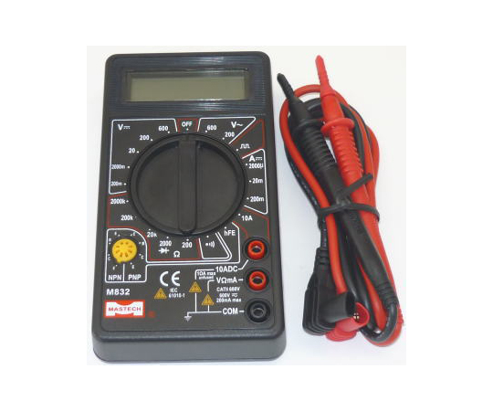 ポケットサイズ　デジタルマルチメーター画像