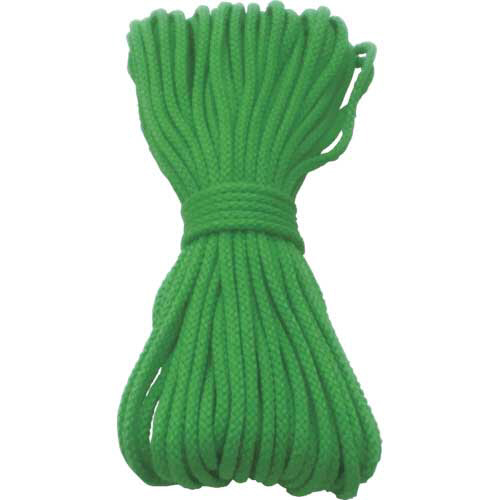 紐 ｻﾞ･紐 中丸紐 10m ｸﾞﾘｰﾝ 1個画像