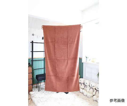 超大判タオル フラッピーカラー BROWM 90×170cm 1セット（10枚入） 商品の全体が見える状態で、豊富なカラーが際立つ。