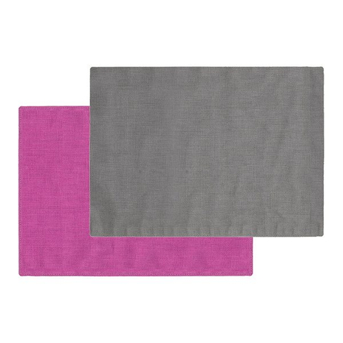 Linne ランチョンマット GY／PU グレー×パープル画像