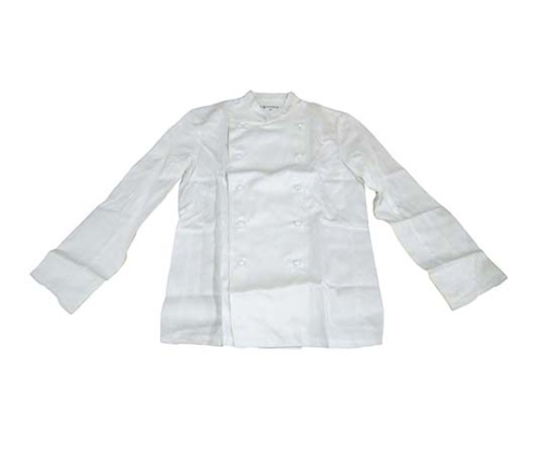 コックコート BA1185-0 ホワイト（男女兼用）L画像