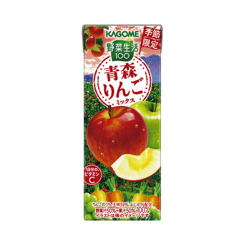 野菜生活青森りんごミックス１９５ｍｌ２４本入画像