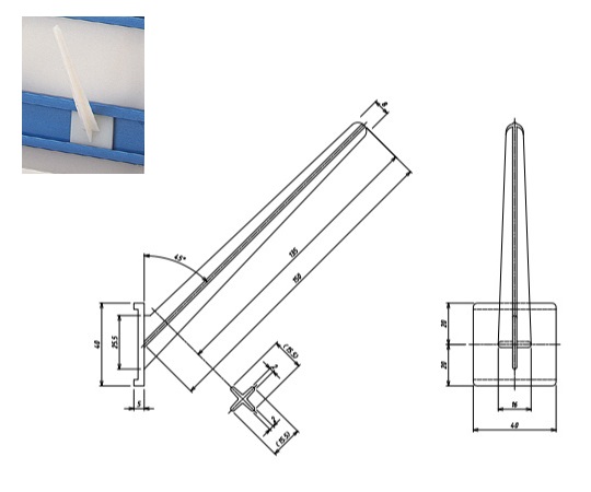 ラコムドライハンガー掛棒画像