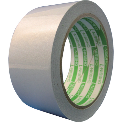 再帰反射ﾃｰﾌﾟ 150mm×10m ﾎﾜｲﾄ 1巻画像