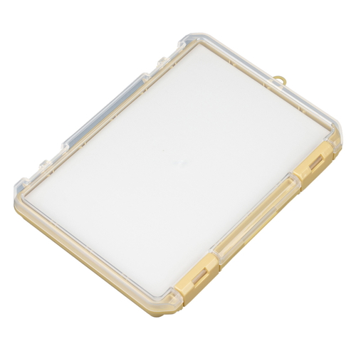 収納ケース　クッション付コレクションケース浅型230A　イエロー画像