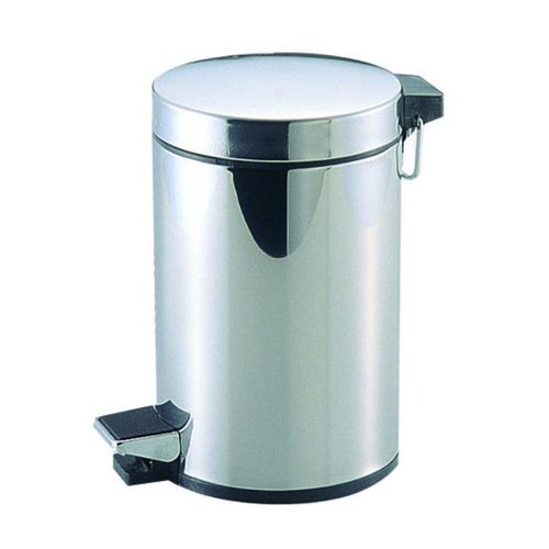 店舗備品 カリス2 ステンレス製ペダルペール3L パール金属画像