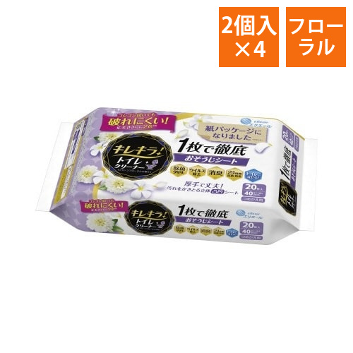 エリエールキレキラ!詰替用　20枚入×4画像