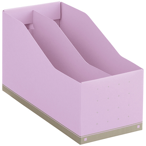 ﾎﾞｯｸｽﾌｧｲﾙ A5ﾖｺ 背幅105mm ﾊﾟｰﾌﾟﾙ 1個画像