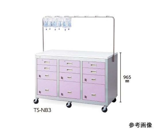 アルティア 点滴処置車　3列片引出し画像