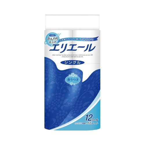 エリエールトイレットティシュー　Ｓ５５ｍ　１２個画像