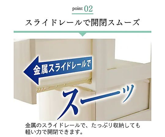 550x410x 995mm 引出し式収納ケース(5段) 引出しがすべて開かれ、内部の収納スペースが見える状態