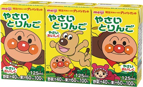 アンパンマンやさいとリンゴ　１２５ｍｌ　３６本画像