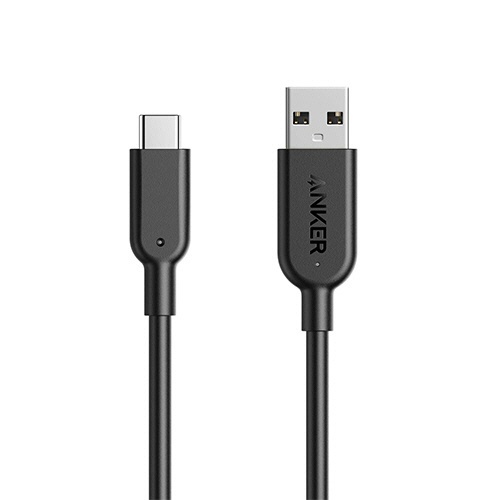 ANKER　PowerLine　II　USB-C&USB-A　ケーブル(USB3.1　Gen2対応)　0.9m　ブラック　1本